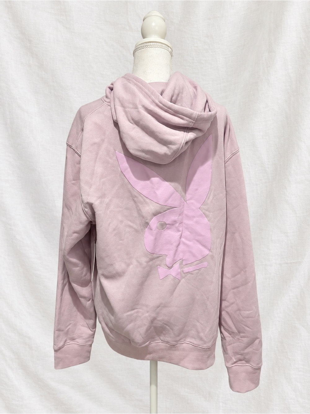 NWT Playboy Women’s Size Medium Lavender Pink Hoodie Oversized
